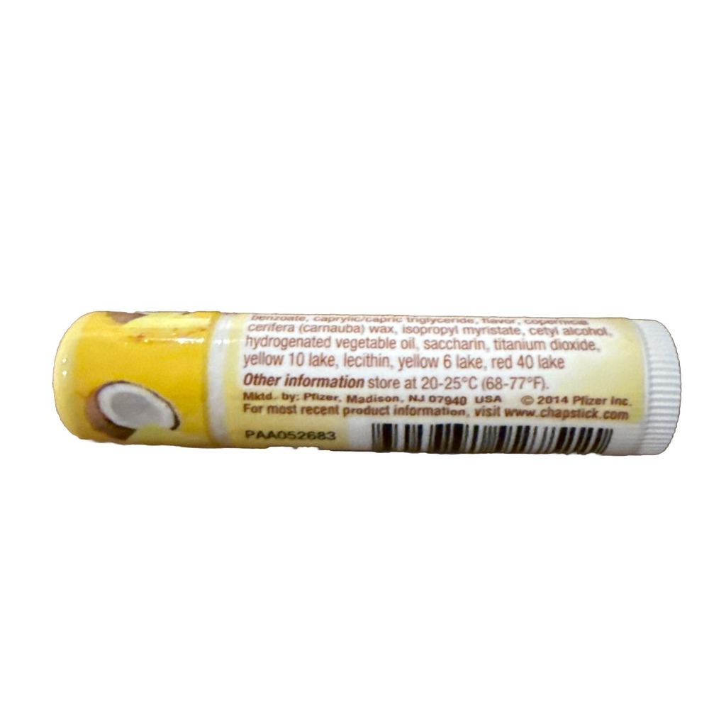 CHAPSTICK "Aloha Coconut" Tropical Paradise Collection Lip Balm Limited Edition - Picture 2 of 2